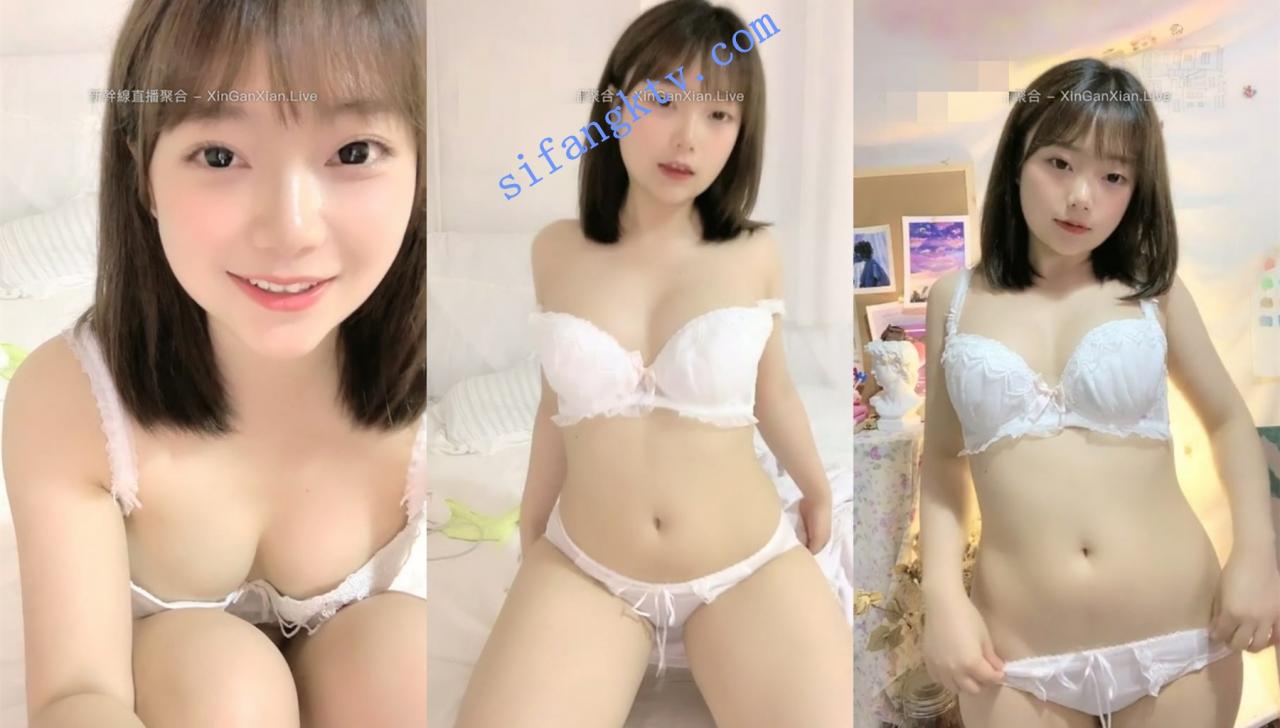 大秀校花JK少女 幼齿 童颜美乳 全裸假几把+大黑牛自慰 图 02