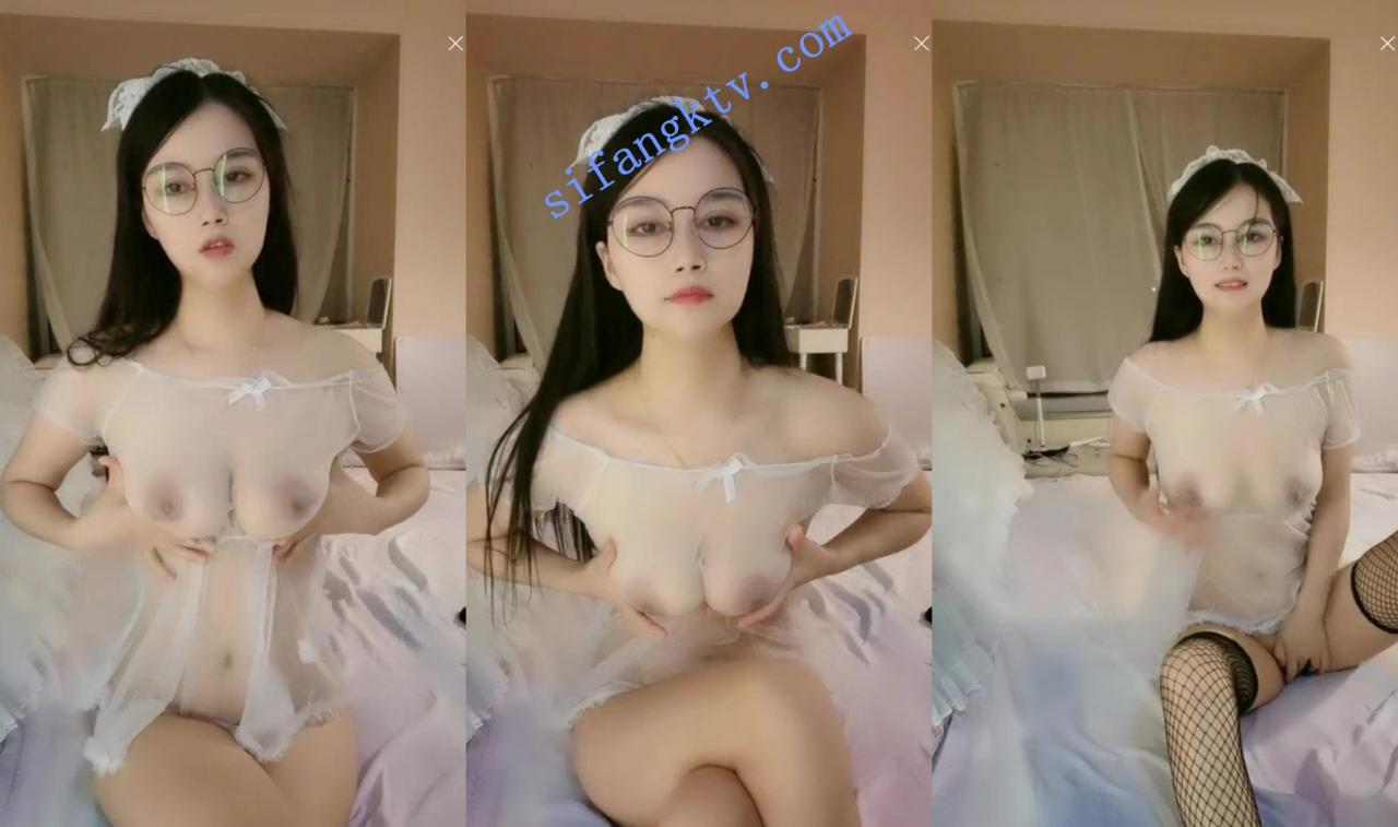 高颜值眼镜妹妹 美妞上线 女神天价计时房抠逼自慰 粉穴 图 09