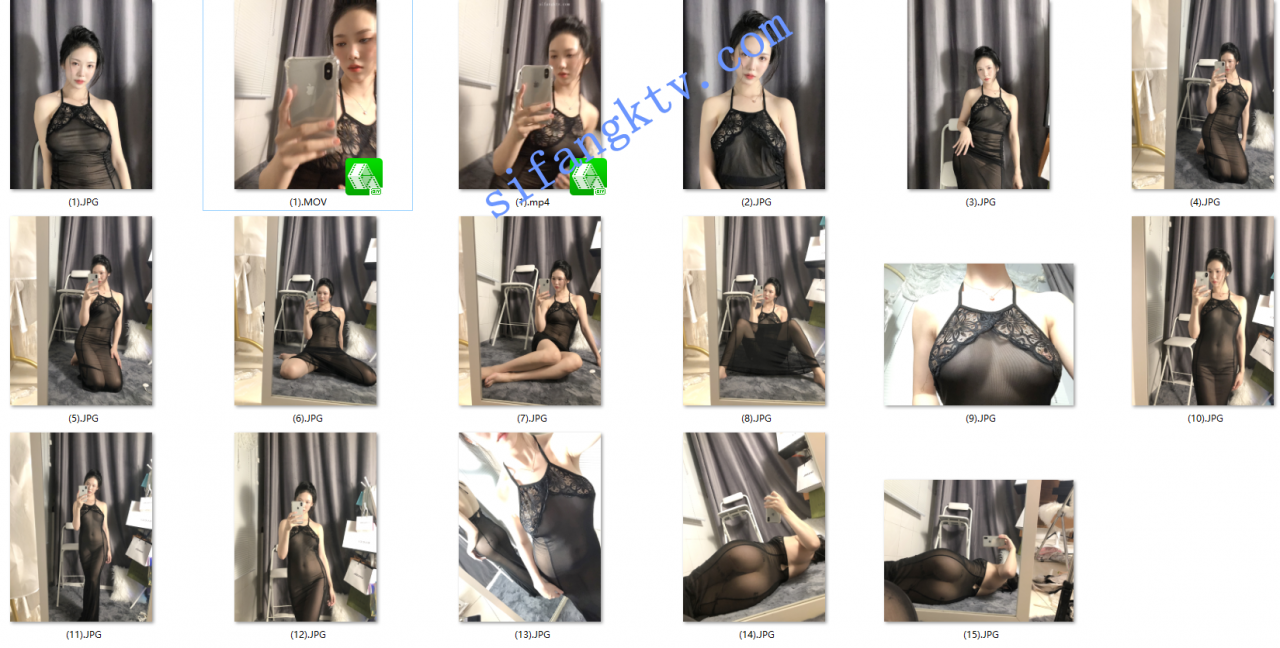 精品 抖娘利世自拍福利vlog,超级透视衣料,露奶晕露唇 图 06