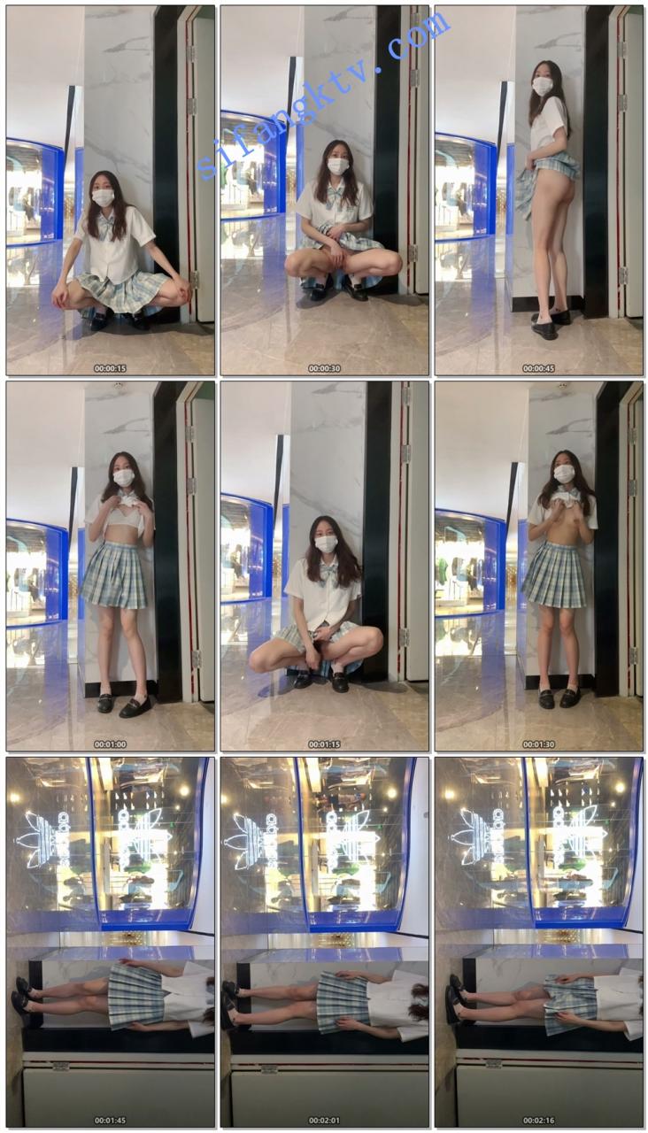 ♒JK裸舞♒极品反差COSER瑶瑶_mio极乐净土裸舞/商场露出 图 03