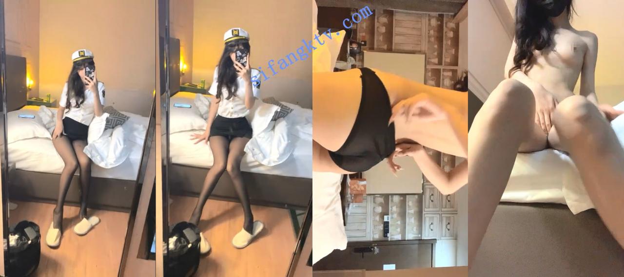 咕噜 纯纯骨感少女空姐制服诱惑全裸嫩B特写 多场大秀合 图 02