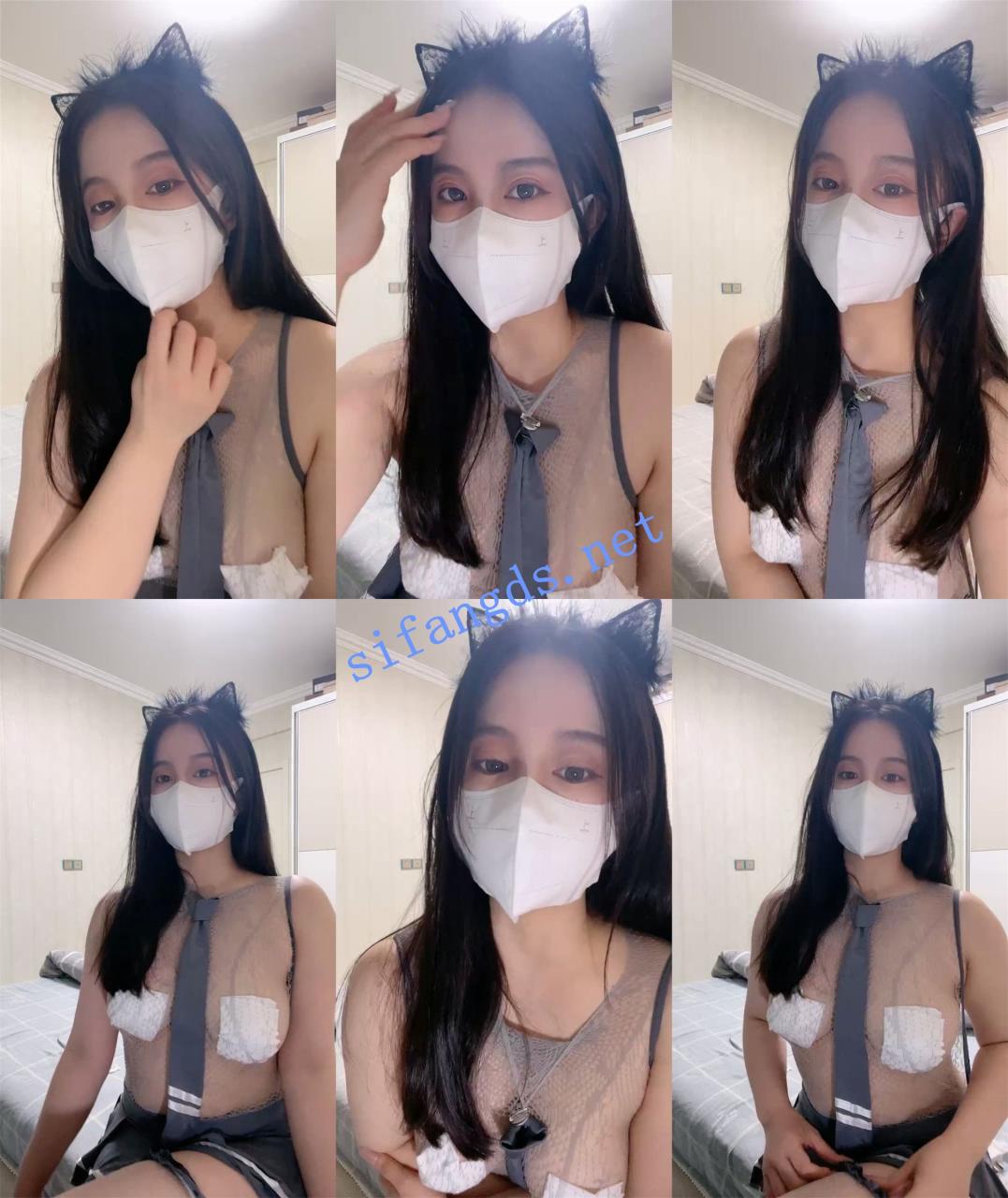 新人!G奶女神!带着口罩都美到炸~ 00后小姐姐 自慰~喷水 图 01