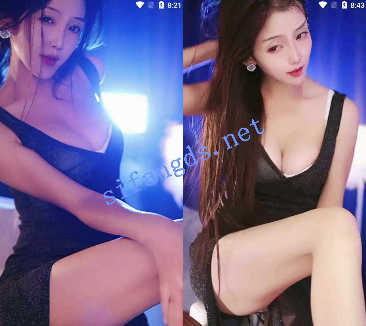 ██高级货,跟韩国女团一样! 糖糖 五彩灯光~窗帘裸舞 图 01