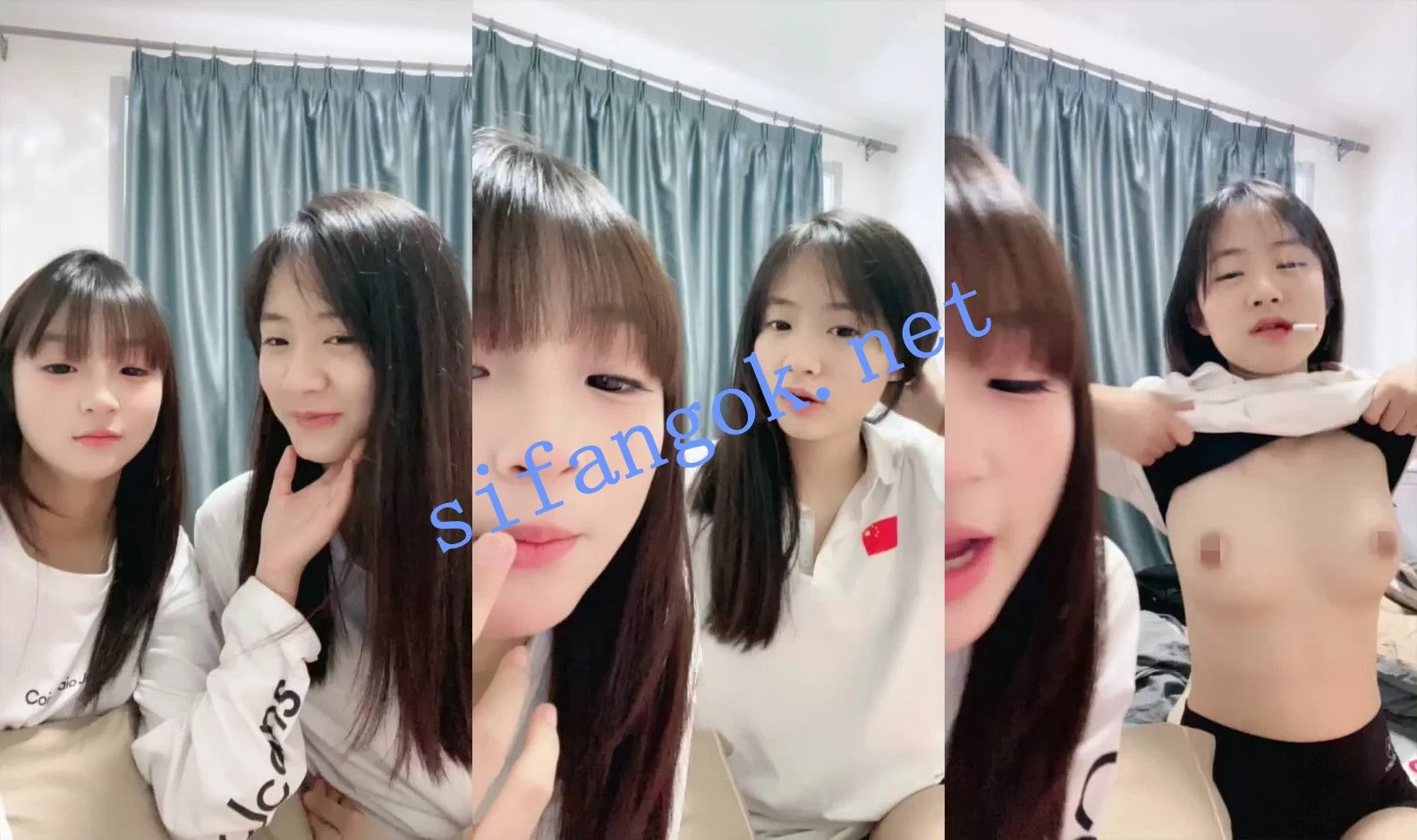 07双人童颜巨乳小姐妹下海！双人收费大秀互相舔弄高潮喷水