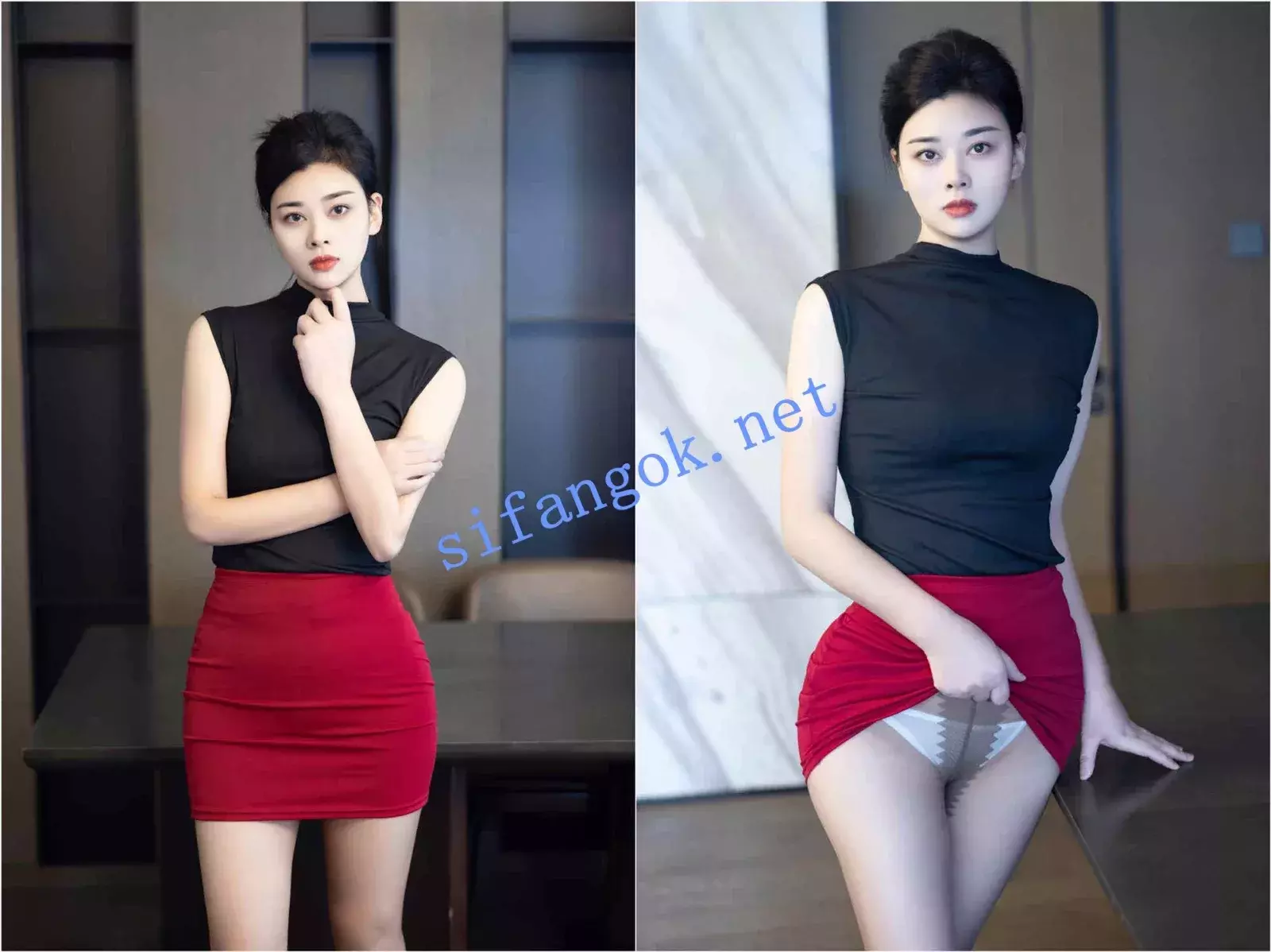 ❤️秀人网模特徐清妍❤️黑丝高跟OL 职业女性成熟美 图 01
