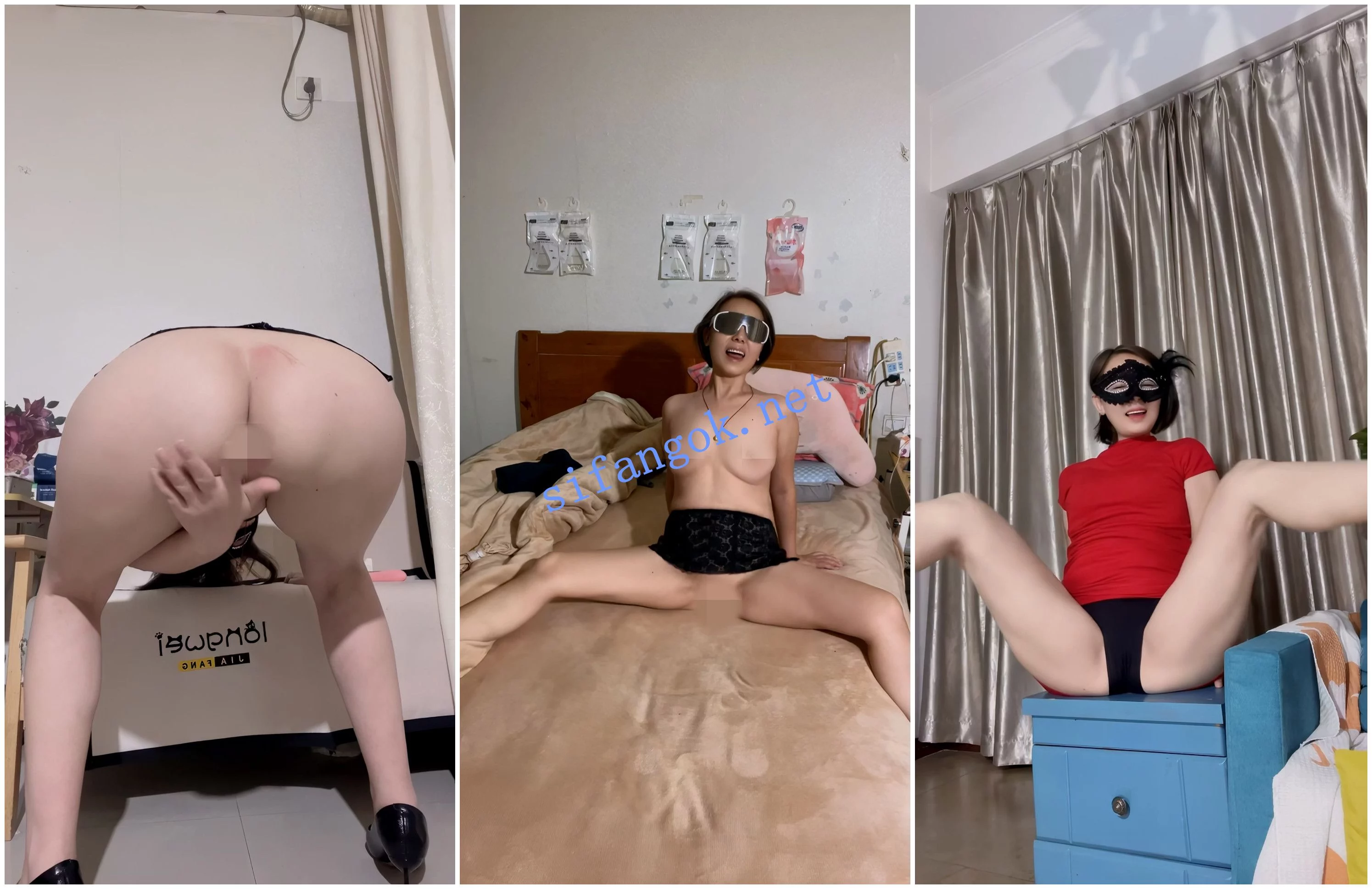快手福利 短发气质轻熟女 笑笑 裸舞道具自X喷水② 图 07