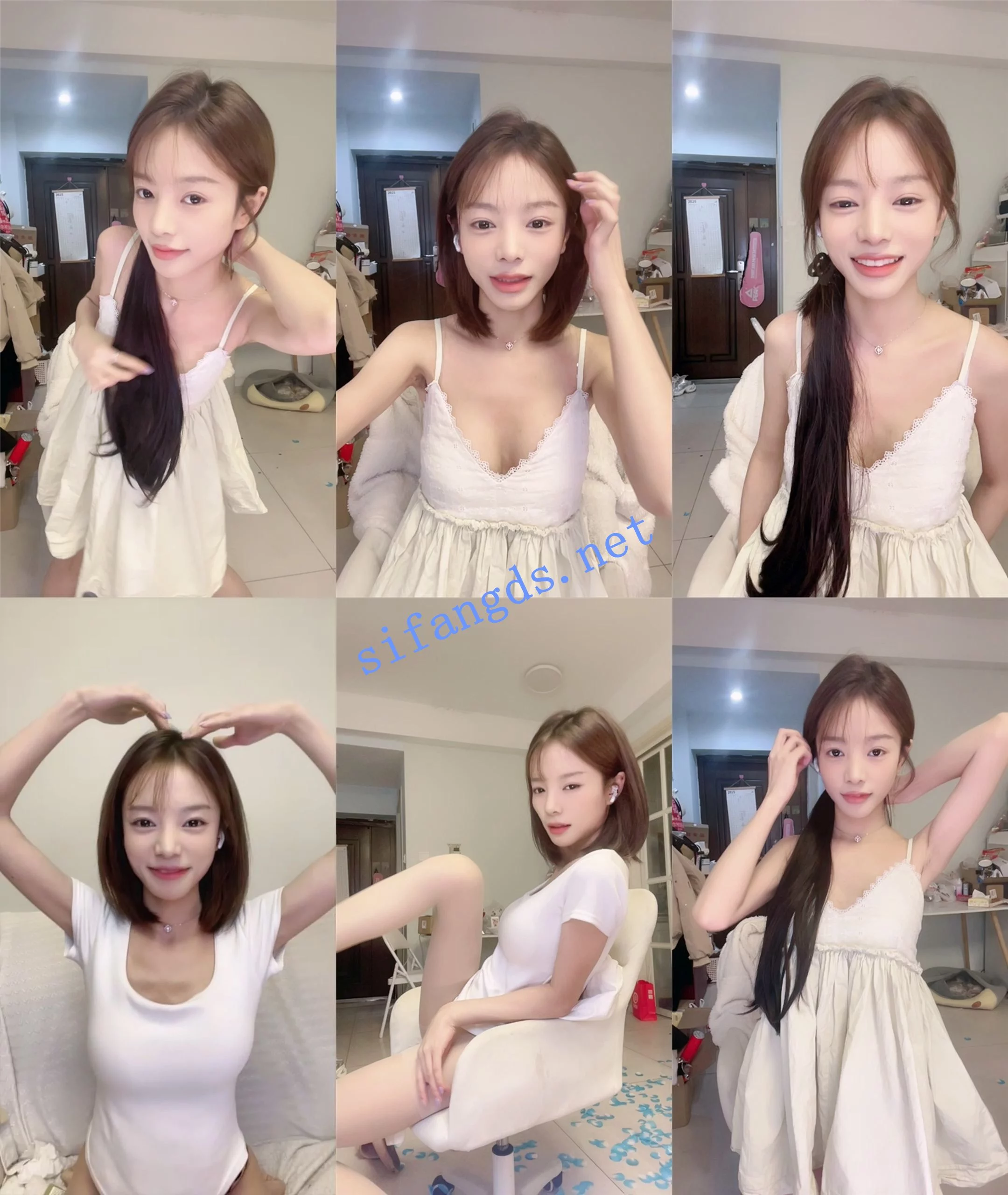 ☑️核弹！短发校花~20小时~【彩色小熊】丝袜~道具狂插~！
