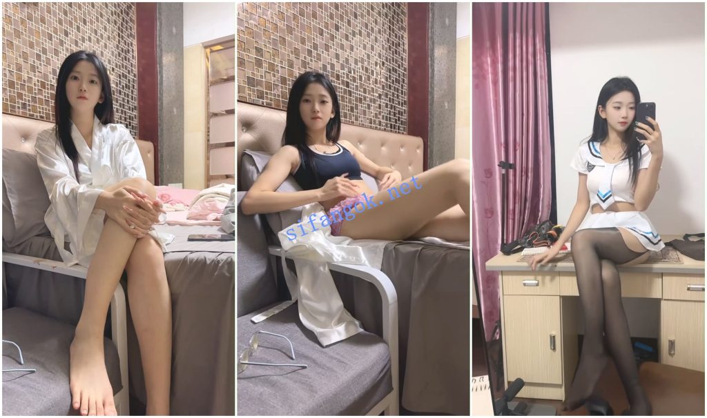 抖音福利 苗条嫩妹 嘻嘻耶 丝足裸足诱惑 315M 图 03