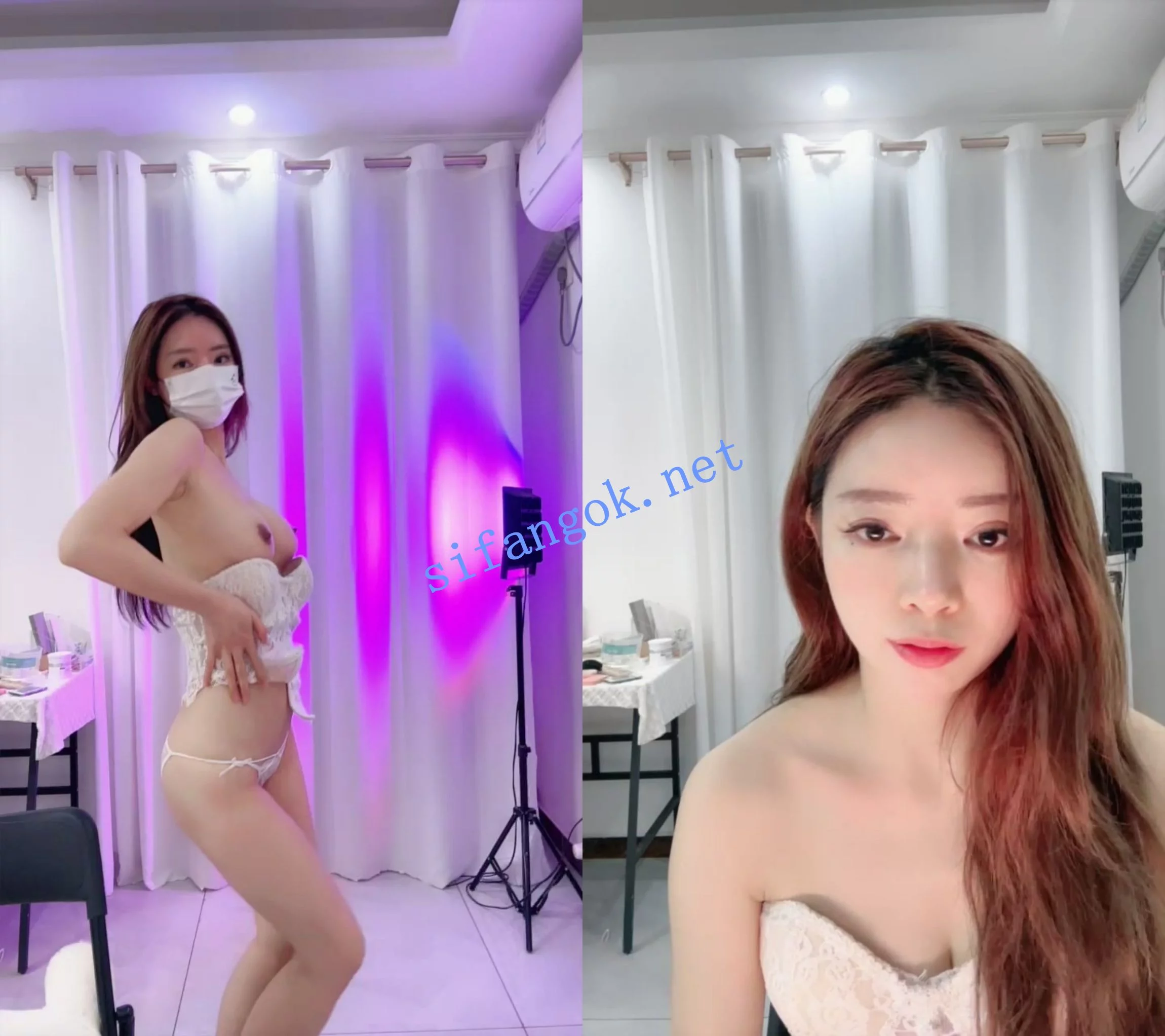 ██抖音热舞女神, 无虞 尺度全开,灯光裸舞相当好看 图 02