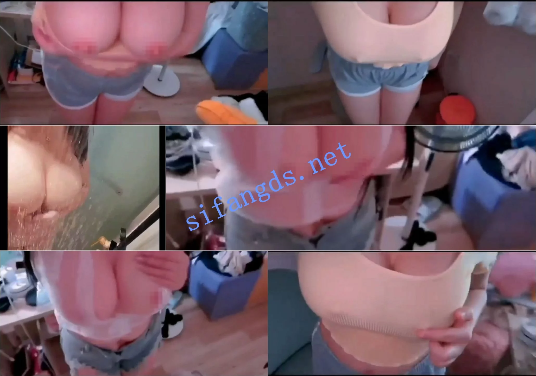 ✅抖音 无脑 西瓜巨乳 露点 洗澡 抖胸 狂插B 高潮喷水 图 05