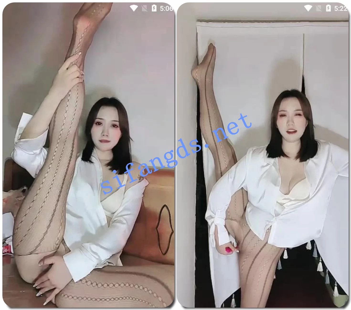 ██气质美少妇! 兔宝一字马 新人,网格丝袜自慰合集 图 02