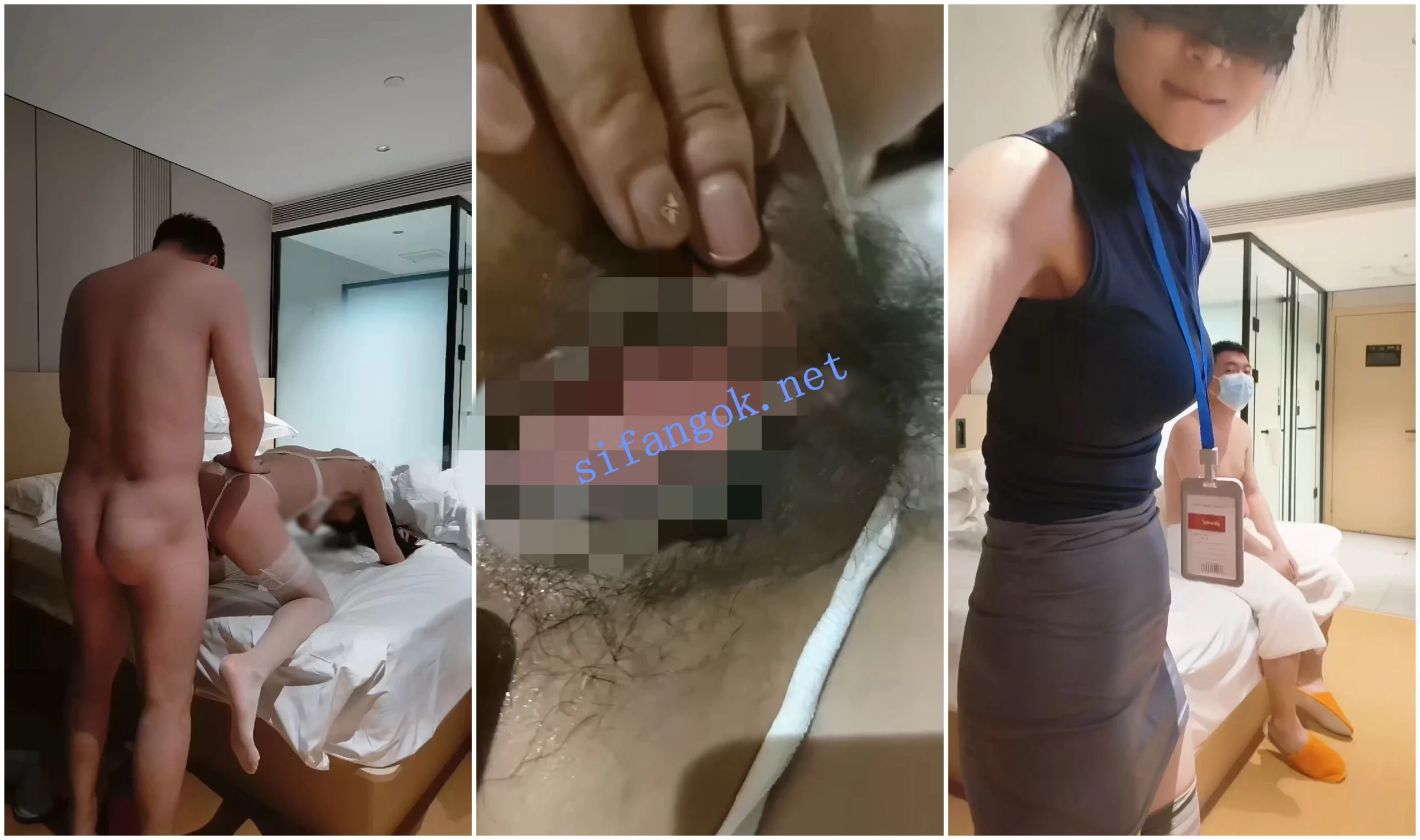 快手福利 风骚大奶熟女 兔子队长 与炮友性爱啪啪.6 图 04