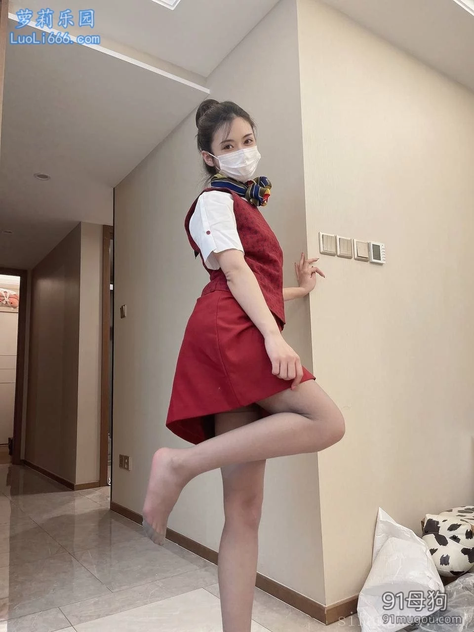 泄密 龙航空姐 上班女神下班母狗 &「金昭熙」如狼似虎的气质少妇 图 16