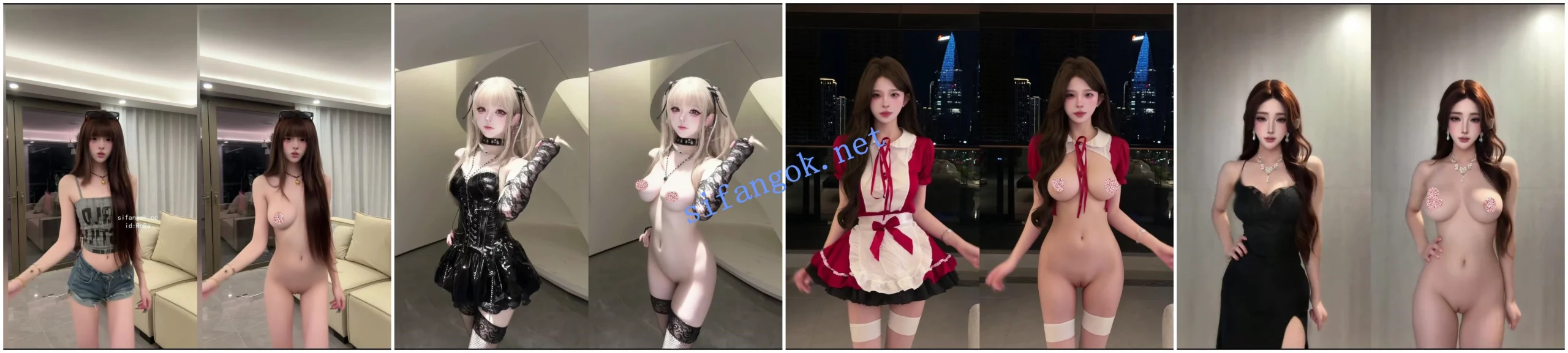 AI去衣视频 各大明星抖音网红去衣大集合236V !第十三弹 图 15